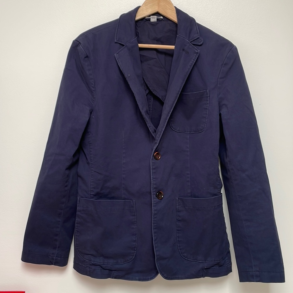 Goodfellow navy cotton blazer